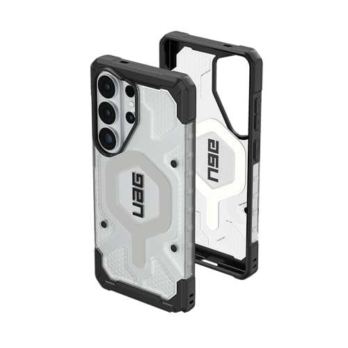 URBAN ARMOR GEAR UAG for Samsung Galaxy S26 Ultra Case 6.9" Pathfinder Clear - Magnetic Charging Compatible Transparent Rugged Military Drop Tested Protective Cover, Ice/Silver - color: Pathfinder Clear - Ice/Silver