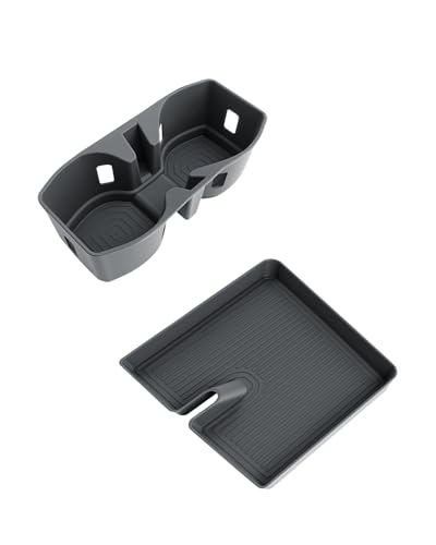 SKTU Upgrade 2Pack for 2024-2027 Dodge Charger Cup Holder Non-slip Mat - color: 2Pack for Charger Cup & Center