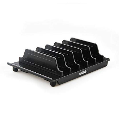 Adjustable Multi Device Organizer Dock Stand Holder, 50 PCS Reusable Cable Ties, Cell Phone Stand for iPhone Samsung Galaxy, Cable Organizer Tool Perfect for Home, Office and Workshop Hook