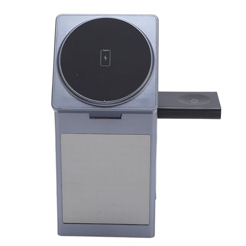 Magnetic Charging Station, 6 in 1 Fast Magnetic Wireless Charging Stand Dock 360 Degree Rotation, Bluetooth Charge Dock for Phone Earphone Watch
