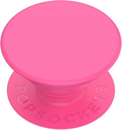 PopSockets Adhesive Phone Grip, Holder- Neon Pink - color: Neon Pink Adhesive, style: Adhesive
