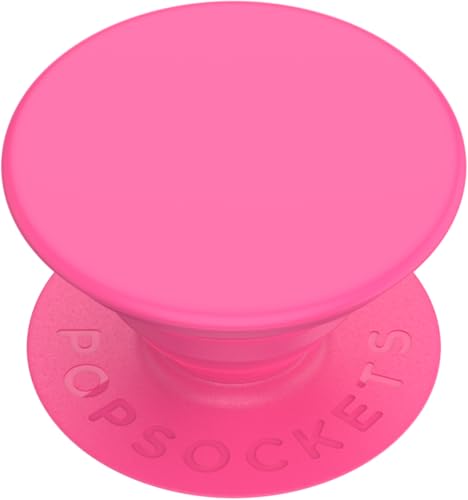 PopSockets Adhesive Phone Grip, Holder- Neon Pink - color: Neon Pink Adhesive, style: Adhesive