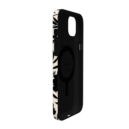 Casely iPhone 14 Plus Case | Dark Fantasy | Contrast Floral | Compatible with MagSafe | Classic Ultra Slim Design - color: Dark Fantasy | Contrast Floral