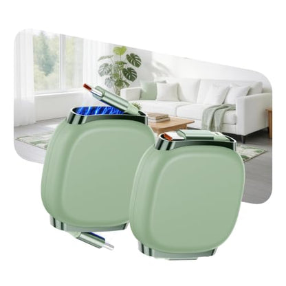 240W Retractable USB C Cable,3.3ft,Tea Green, 2Pack - color: Tea Green, size: 2Pack-3.3ft