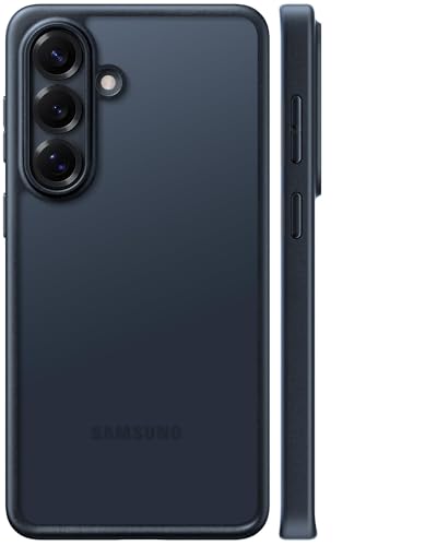TORRAS Shockproof for Samsung Galaxy S26 Case, [12FT Military-Grade Drop Protection] Slim Thin for Samsung S26 Case, Anti-Fingerprint Translucent Matte Case for Samsung S26 with DIY Buttons, Black - color: Black, size: S26