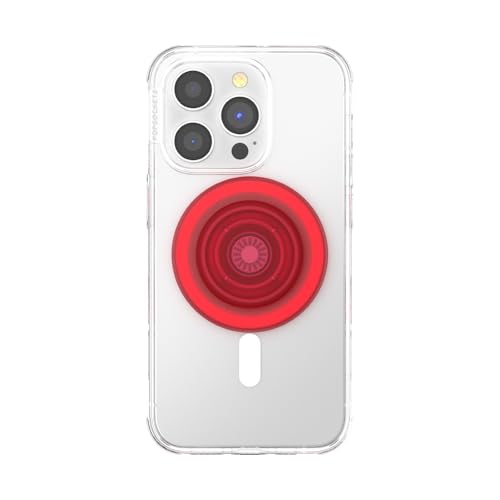 PopSockets Phone Grip for MagSafe, Magnetic Holder- Blanchette Red - color: Blanchette Red, style: MagSafe