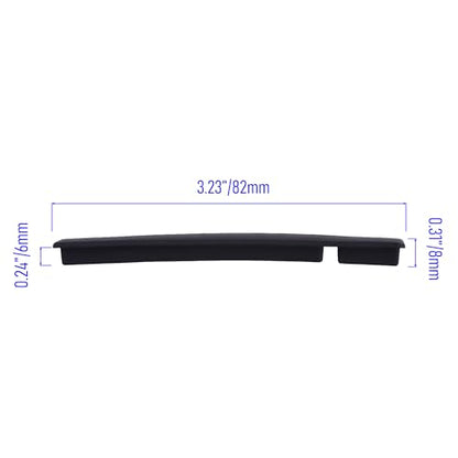 2 PCS PCI Port Anti-dust Plugs, Silicone Covers Caps Stoppers, Port Protector for End Computer Digital Socket Printer,3.23 x 0.31 x 0.24 (LxWxH) - size: PCI/Black/2 PCS
