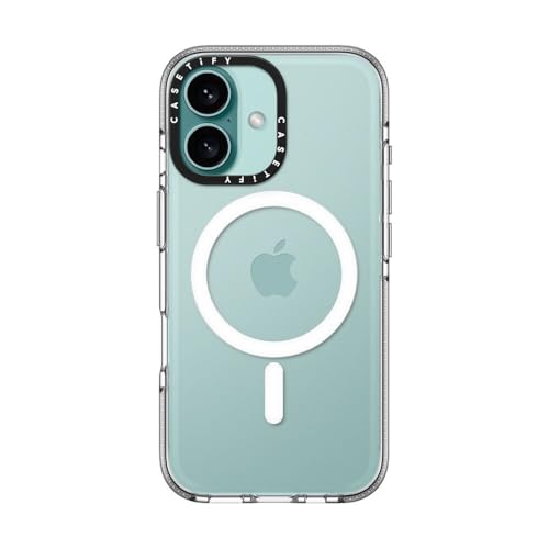 CASETiFY for iPhone 16 Case - Impact Clear Compatible with MagSafe | Not Yellowing | 6.6 ft. 3x Military Grade Drop Protection | Clear - color: Clear, size: Iphone 16 (6.1")