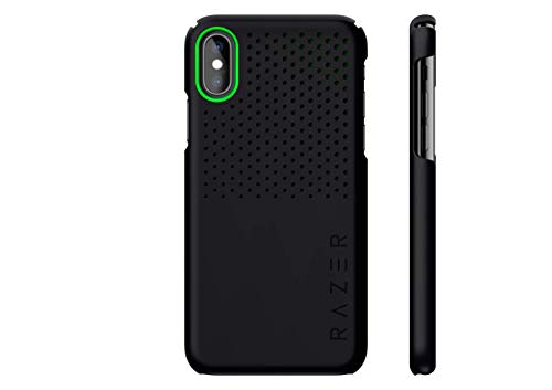Razer Arctech Slim for iPhone Xs Max Case: Thermaphene & Venting Performance Cooling - Wireless Charging Compatible - Matte Black - color: Matte Black