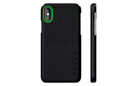 Razer Arctech Slim for iPhone Xs Max Case: Thermaphene & Venting Performance Cooling - Wireless Charging Compatible - Matte Black - color: Matte Black