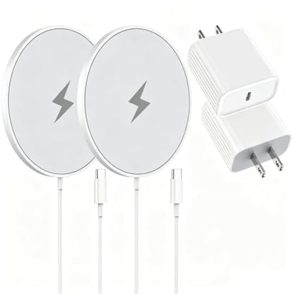 Magnetic Wireless Charger Fast Apple Mag-Safe Charger for iPhone 16 Pro Max/16 Pro/iPhone 15Pro Max/15 Plus/14/13/12/AirPods 3/2/Pro/Pro 2 Magnet Charging Pad Mag Safe Chargerwith Dual Charging Ports - size: 6FT