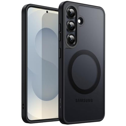 JETech Magnetic Case for Samsung Galaxy S25, Black - color: Black, size: Galaxy S25