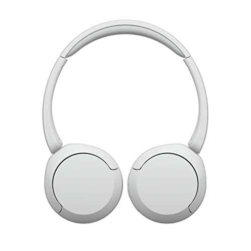 Sony WH-CH520 Wireless On-Ear Bluetooth Headphones with Microphone, White - color: White