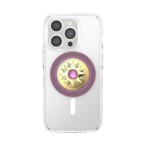 PopSockets Phone Grip for MagSafe, Magnetic Holder- Sun Mauve Jewel - color: Sun Jewel Mauve, style: MagSafe