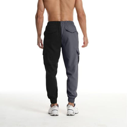 Mens Casual Pants Ripstop Durable Tactical Quick Dry Flap Pockets Job Site Fishing Utility Tactical Pants for Men - color: A Dark Gray, size: XX-Large