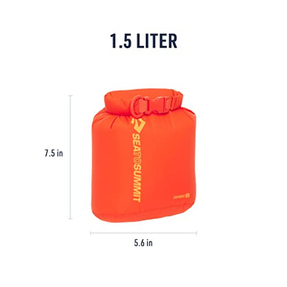 Sea to Summit Lightweight Dry Bag, Multi-Purpose Dry Storage - color: Spicy Orange, style: 1.5 Liter