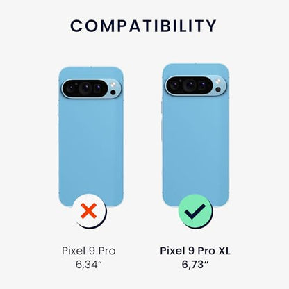 kwmobile Case Compatible with Google Pixel 9 Pro XL Case - Protective Slim TPU Cover with Soft Matte Finish - Radiant Yellow - color: Radiant Yellow