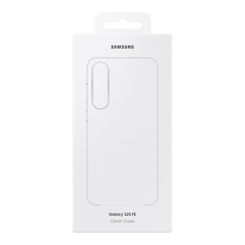 SAMSUNG Galaxy S25 FE Clear Phone Case, Durable and Slim Protective Cover, Stylish, Transparent, US Version - color: Clear, style: S25 FE