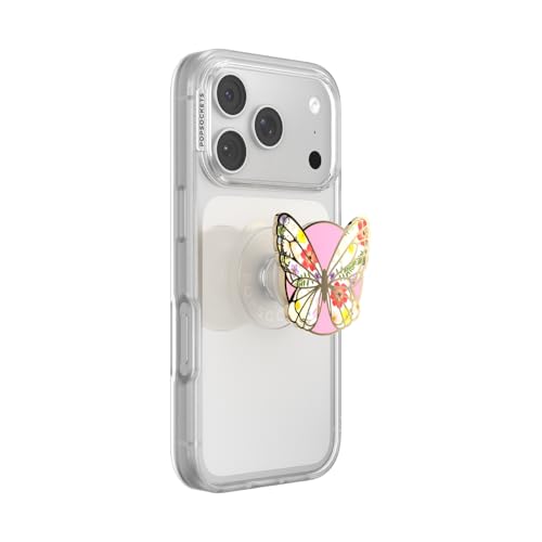 PopSockets Adhesive Phone Grip, Holder- Mariposa Bloom - color: Mariposa Bloom Adhesive, style: Adhesive