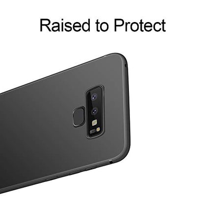 Galaxy Note 9 Phone Case,Slim Thin Soft Flexible TPU Rubber Gel Skin Silicone Lightweight Anti-Scratch Shockproof Protective Cases Cover for Samsung Galaxy Note 9,Matte Black - color: Black