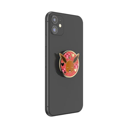 PopSockets Adhesive Phone Grip, Holder- Enamel Eevee XOXO - color: Eevee XOXO, style: Adhesive