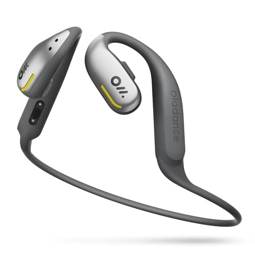 Oladance OWS Sports True Wireless Open-Ear Headphones, IPX8, 15H Playtime - color: Silver