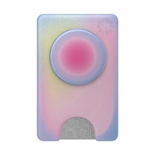 PopSockets Adhesive Phone Wallet with Grip- Aura - color: Aura, style: Adhesive