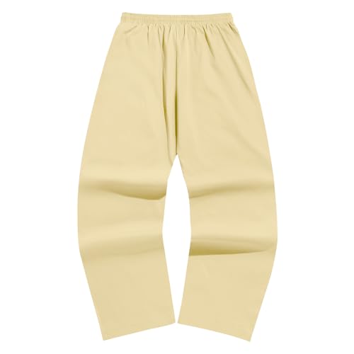 Men Cargo Pants Ripstop Durable Tactical Quick Dry Deep Pockets Construction Travel Job Site Tactical Pants for Men - color: A Khaki, size: Small
