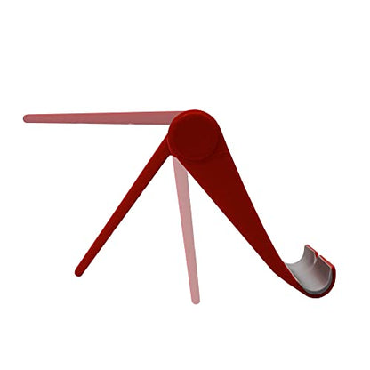 Adjustable Cell Phone Stand for Desk, Portable Phone Holder Compatible with Most iPhone, Samsung and Other Smartphones- Pink - color: Pink