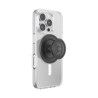 PopSockets Phone Grip for MagSafe, Magnetic Holder- Black Transluscent - color: Trasluscent Black, style: MagSafe