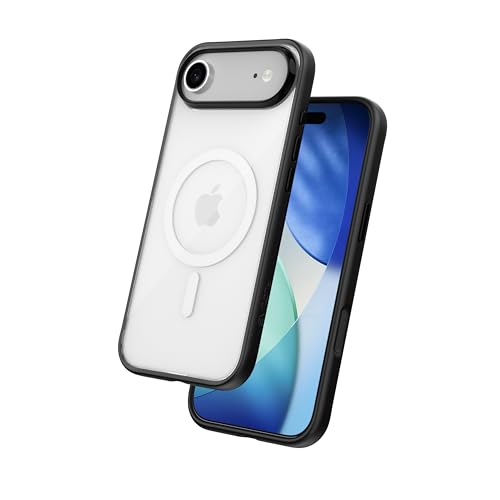 FLOLAB Surtect Tri-Fusion Magnetic for iPhone 17 Air Case Protective Slim Design Magsafe Compatible Military Grade - Black Clear - color: Black Clear, size: iPhone 17 Air