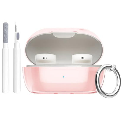 Aircawin for Bose New QuietComfort Earbuds Case Clear 2024 - color: Light Pink
