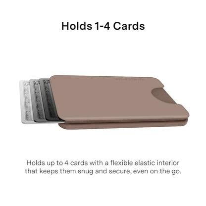 VELVET CAVIAR compatible with MagSafe Wallet 2.0 | Magnetic Card Holder Wallet for iPhone 17/16/15/14/13/12 or Phone Cases compatible with MagSafe | Cashmere Taupe - color: Cashmere Taupe
