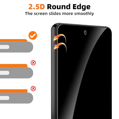 3 Pack Privacy Screen Protector for Samsung Galaxy A53 5G /A52 / A52 5G / A52s 5G /A51 / A51 5G / A51 5G UW, 9H Hardness Anti-Spy Tempered Glass, Bubble Free, Case Friendly - size: [Privacy] Galaxy A53 (3 Pack)