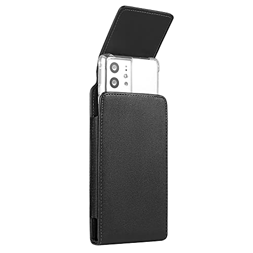 Large Phone Holster Pouch Holder Swivel Belt Clip Case for Motorola Moto G Power 2022 2021 G Stylus 5G G Play G Pure G9 Plus/Samsung Galaxy A14 A04e A03 A73 A12 S23 Ultra/TCL 30 XL 20 SE/LG V60