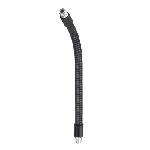8-Inch Flexible Gooseneck Tubing, 3/8"-16 Male to Male Thread Universal Arm Gooseneck Extension Holder for Microphone, Tripod Phone, Camera, LED Video Lights - color: 1 Pack, size: 8 Inch
