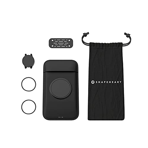Shapeheart - Magnetic motorbike phone holder | Anti vibration motorcycle phone holder | Waterproof Motorcycle Handlebar phone mount | 360° orientation - size: 2XL phone up to 6.77" (17.2 cm)