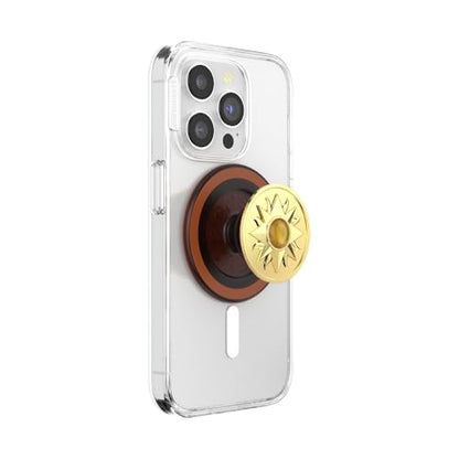 PopSockets Phone Grip for MagSafe, Magnetic Holder- Sun Amber Jewel - color: Sun Jewel Amber