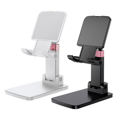 Cell Phone Stand Cute Mobile Holder For iPhone Desk Office Accessories - color: 09-Black&White