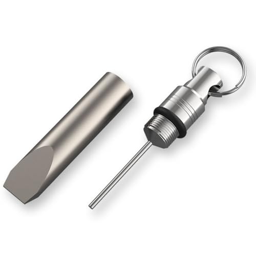 Titanium Alloy SIM Ejector Tool SIM Card Removal Mini Tool with 2 Keyrings