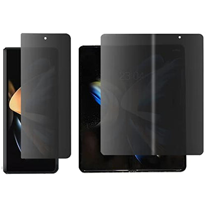 Anti-Spy Anti-Glare Screen Protector Suit for Samsung Galaxy Z Fold 4 5G 2022, Privacy Outer Inner Matte Soft Anti-Scratch Film Anti-Peeping - size: for Z Fold 4