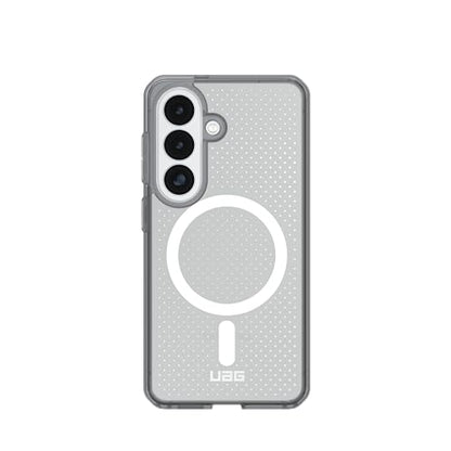 URBAN ARMOR GEAR UAG for Samsung Galaxy S26 Case 6.3" Dot - Magnetic Charging Compatible Transparent Transparent Rugged Military Drop Tested Protective Cover, True Clear Ice/Ash - color: Dot - True Clear Ice/Ash