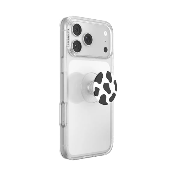 PopSockets Adhesive Phone Grip, Holder- Cow Print - color: Cow, style: Adhesive