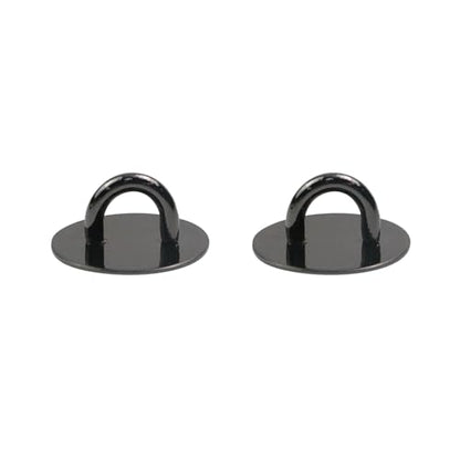 Phone Charm Hook Adhesive Phone Finger Grip Hook, Round - style: Round, Black