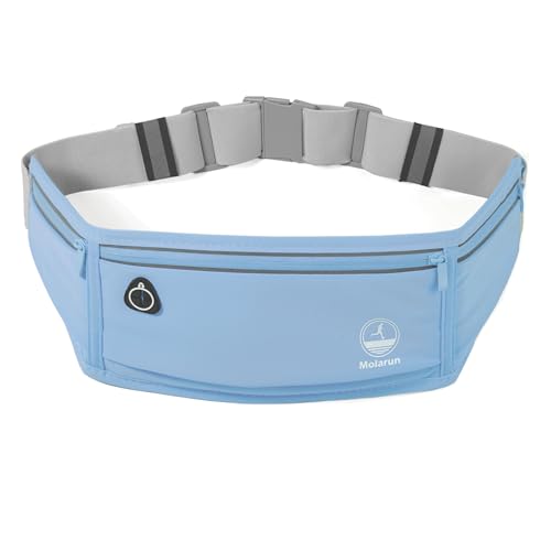 Slim Running Belt Fanny Pack, Phone Holder Waist Pack Money Belt - Blue - color: X Blue