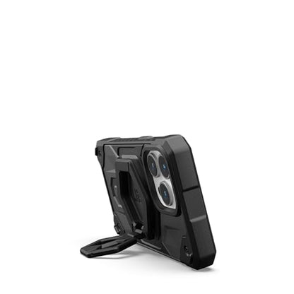 URBAN ARMOR GEAR UAG Magnetic Phone Ring Stand Compatible with MagSafe Magnet, Removable Metal Finger Ring Grip & 360 Rotation Adjustable Kickstand for iPhone 17, Galaxy S26, Black/Black