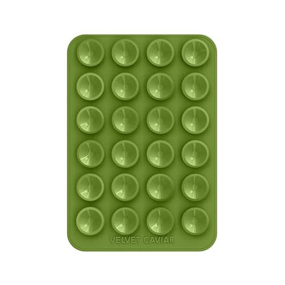 Velvet Caviar Suction Cup Phone Case Mount Compatible with MagSafe Devices Only - Magnetic Silicone Sticky Phone Grip Holder for iPhone Back of Phone - Mirror Gripper (Matcha Green) - color: Matcha Green