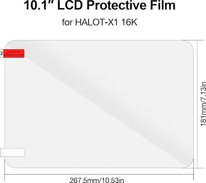 5Pcs Halot-X1 Screen Protector for Creality Halot-X1 10.1" 16K 3D Printer - size: For Halot X1
