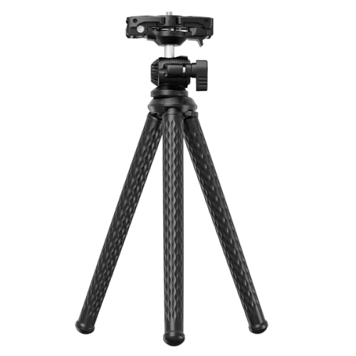 NEEWER TP34 Camera Tripod w Remote, Mini Flexible Vlog Phone Tripod Stand