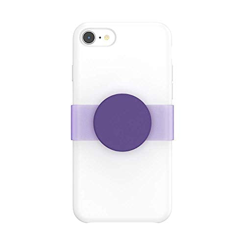PopSockets 접착식 폰 그립, 홀더, 휴대폰 스탠드, 퍼플 - 피어스 바이올렛 - color: 피어스 바이올렛 반투명, style: 아이폰 11 프로